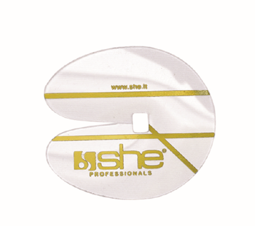 One gold Hair Extension Plastic Shields from she hair professionals
