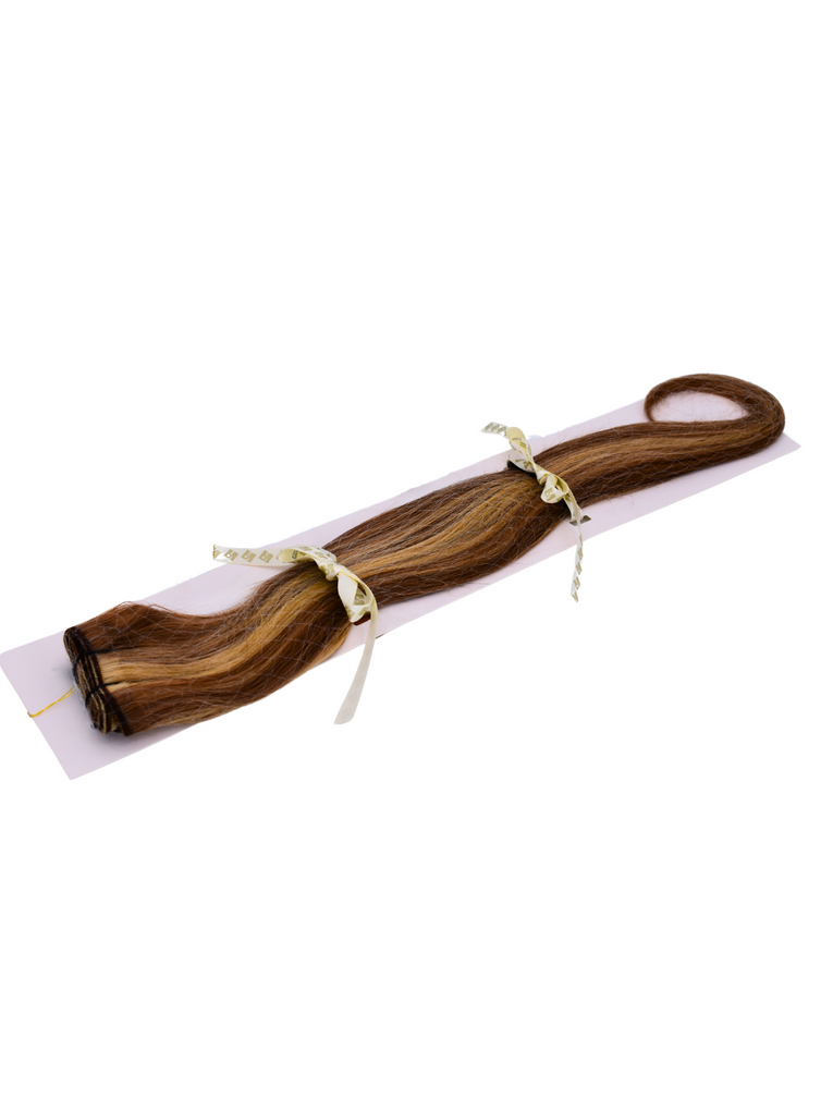 Weft System Straight Highlighted, Rooted, Balayage