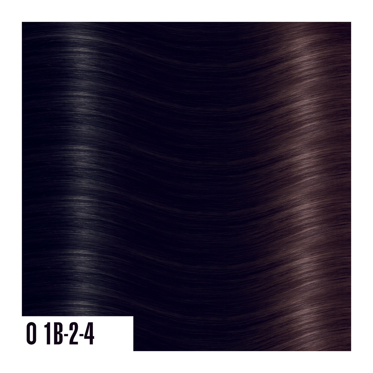 01B-2-4 - Prime Tape In Dark Black Fade into Dark Brown - Ombre colors are a beautiful gradual blend of 3 colors with darker roots and lighter ends. 