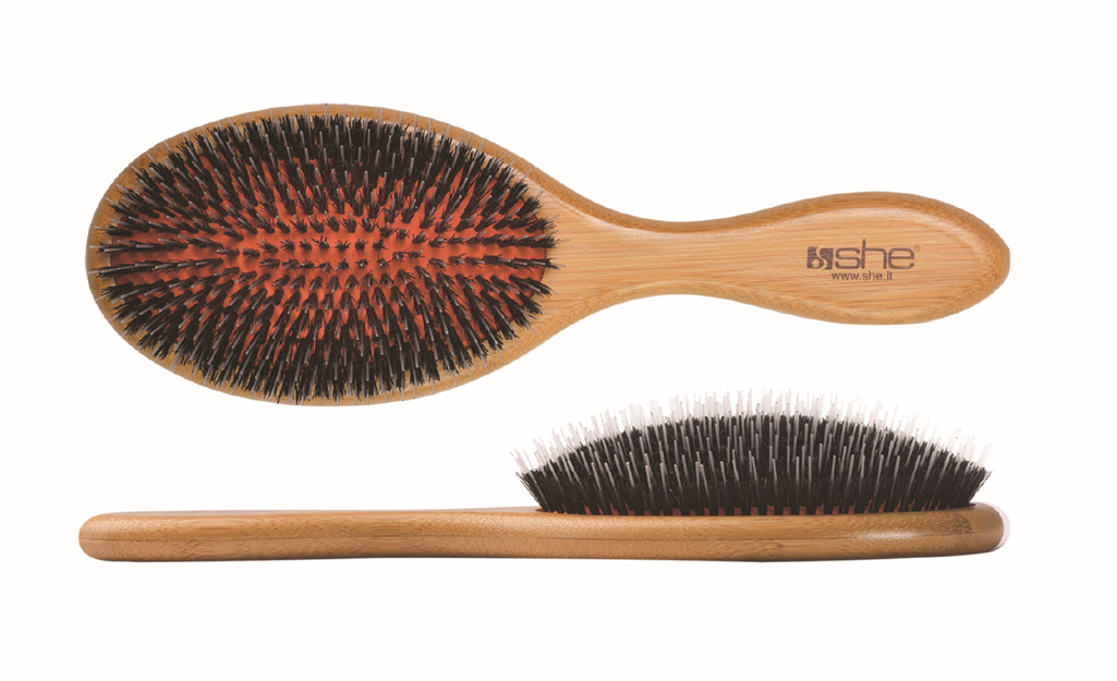 Bamboo Paddle Brush - The brushes are designed with the specific bristle placement to keep your hair extensions as healthy as possible. It is the number one tool for a happy and healthy experience when wearing hair extensions. Our brushes are elegant, durable, and created with the best quality materials, they are made with ergonomic handle for comfort and ease. for daily use, in the salon or on the go.       