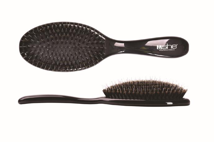 Plastic Paddle Brush - The brushes are designed with the specific bristle placement to keep your hair extensions as healthy as possible. It is the number one tool for a happy and healthy experience when wearing hair extensions. Our brushes are elegant, durable, and created with the best quality materials, they are made with ergonomic handle for comfort and ease. for daily use, in the salon or on the go.  