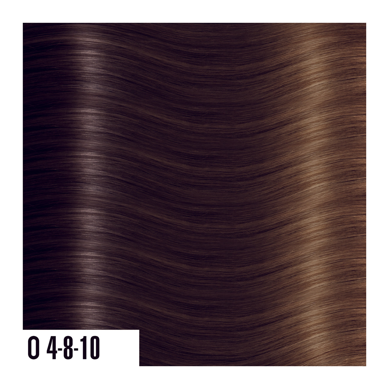 O4-8-10 - Prime Tape In Medium Brown Fade Into Light Brown -  Ombre colors are a beautiful gradual blend of 3 colors with darker roots and lighter ends. 