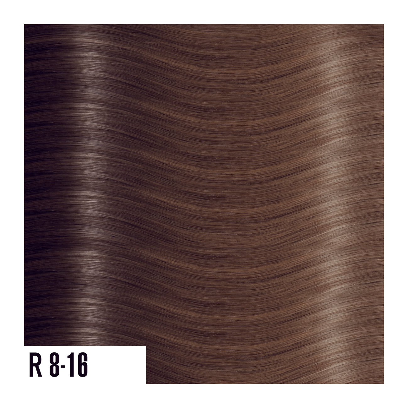R8-16 - Rooted Prime Tape In Brown Fade Into Light Brown -Ombre colors are a beautiful gradual blend of 3 colors with darker roots and lighter ends.  