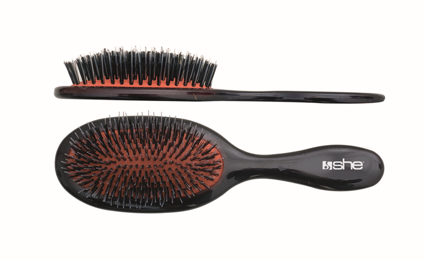 Plastic Paddle Brush - The brushes are designed with the specific bristle placement to keep your hair extensions as healthy as possible. It is the number one tool for a happy and healthy experience when wearing hair extensions. Our brushes are elegant, durable, and created with the best quality materials, they are made with ergonomic handle for comfort and ease. for daily use, in the salon or on the go.  