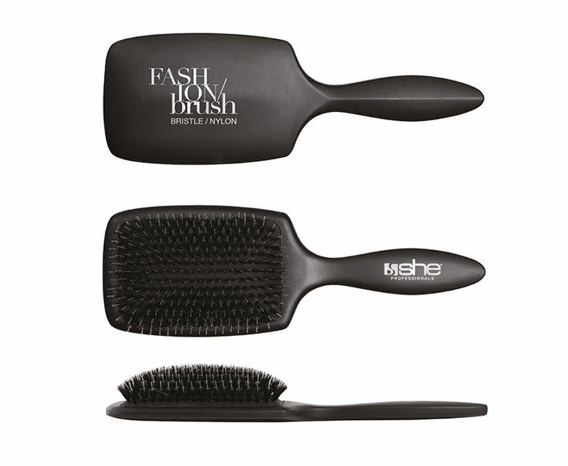 Fashion Brush 508 - the SHE hair professional hair extensions brushes are ideal for all hair types and lengths. Designed to carefully detangle from the roots to the ends without damaging the bonds or tape ins while providing a beautiful shine. 