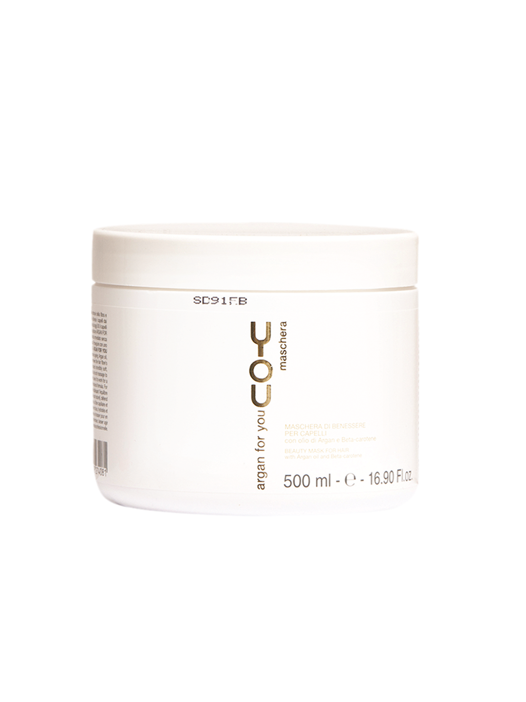One 500ML Argan For You Conditioner from she - A wellness mask that revitalizes all types of hair fortifies it with out weighing it down. Restores the optimal balance of fiber and prevents premature aging. Argan oil, Vitamin E, protects hair from free radicals, while beta-carotene renews the energy reserves of the hair fiber and counteracts damage caused by UV rays, repairing and restoring the hair inside and out. End result : Softness, Shine and Hydration